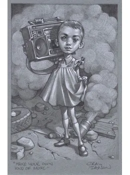 Make Your Own Kind Of Music - Sketch - Mounted
