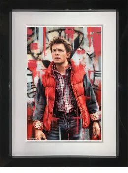 Marty McFly - Original - Black Framed
