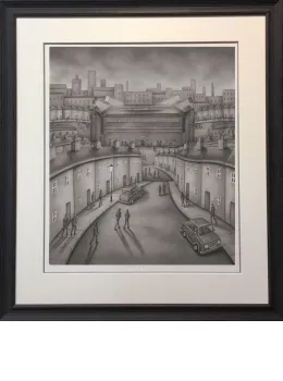 Match Of The Day - On Paper - Black Framed