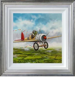 Max Rev's - Mr. Toad - Original - Blue And Silver Framed
