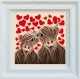 Mclove - White Hogwood Framed - Framed Box Canvas