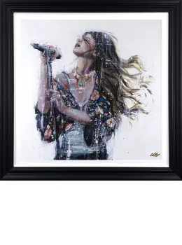 Midnight Blues - Deluxe Resin - Black Framed