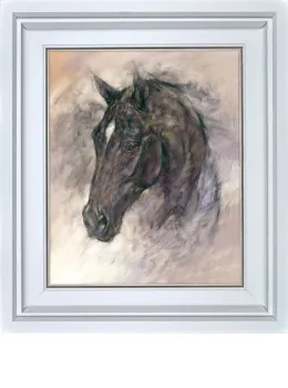 Midnight - White Framed