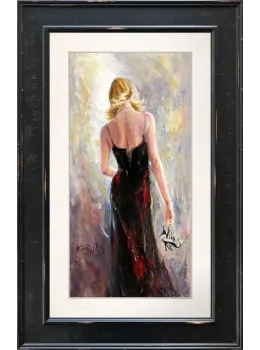 Midnight II - Original - Black Framed