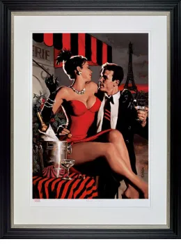Midnight In Paris - Black Framed