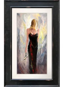Midnight I - Original - Black Framed