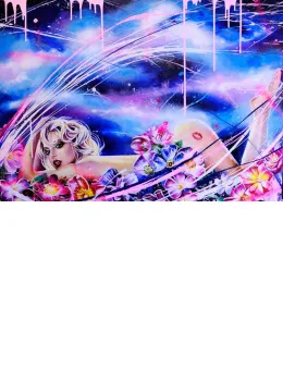 Midnight Seduction - Original - Framed - Framed Box Canvas
