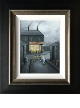 Mind That Window - Canvas - Framed