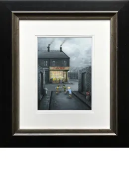 Mind That Window - Paper - Framed