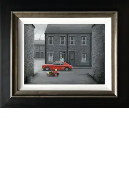Mine's Faster Than Yours - Canvas - Framed