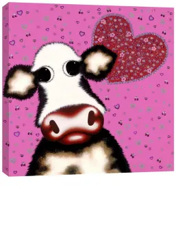 Mini Moo - Picture - Box Canvas