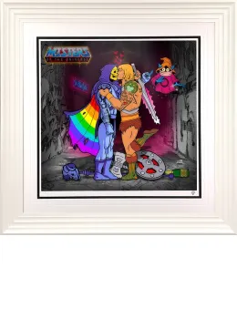 Misters Of The Universe - Rainbow Edition - White Framed