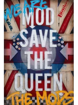 MOD Save The Queen - Flag - Mounted