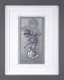 Monkey - Sketch - Grey Framed