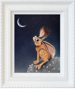 Moongazer - White Framed