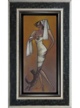 Morning Showers - Original - Black Framed