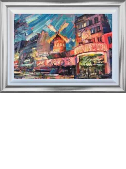 Moulin Rouge - Original - Silver Framed
