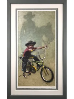 Move 'Em On, Head 'Em Up...Rawhide!! - Grey Framed