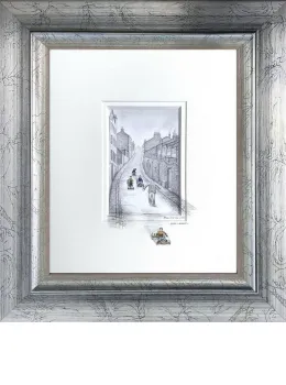 Move It Or Loose It Mr! - Remarqued Sketch - Silver Framed
