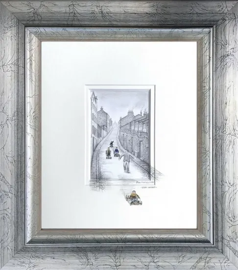 Move It Or Loose It Mr! - Remarqued Sketch - Silver Framed Move It Or Loose It Mr! - Remarqued Sketch - Silver Framed