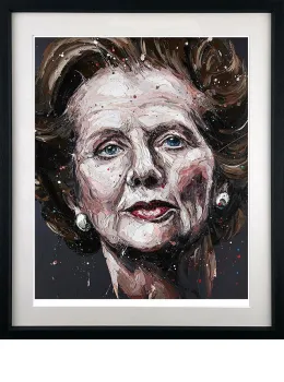 Mrs. T - Artist Proof Black Framed