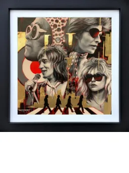 Music Legends I - Original - Black Framed