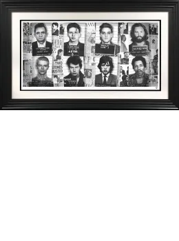Music's Most Wanted - Black Framed