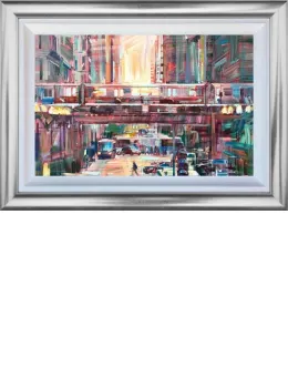 My Commute - Original - Silver Framed