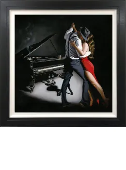 My Heart Is Still Dancing - Canvas - Black Framed