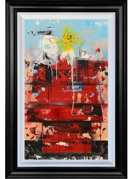 My House - Original - Black Framed