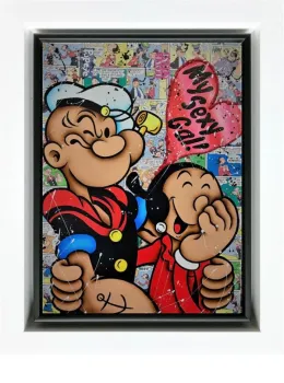My Sexy Girl - Original - White Framed