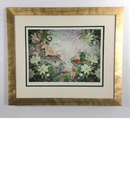 Mystic Garden - Gold Framed