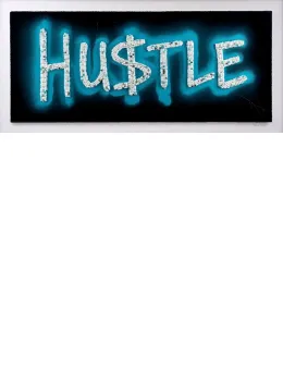 Neon Hustle Blue - Mounted