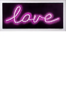 Neon Love Purple - Mounted