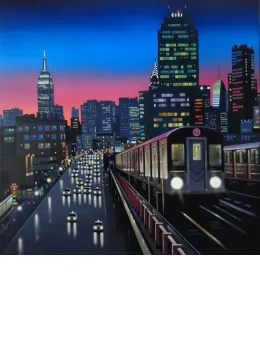 New York Tracks - Canvas - With slip