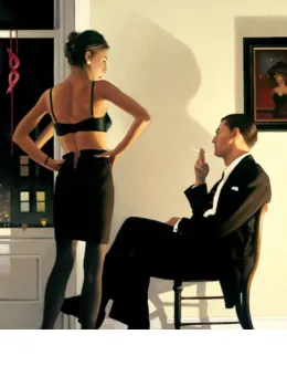Night In The City - Black Framed