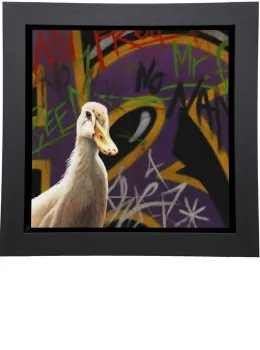 No Name - Framed Box Canvas