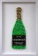 No Pain Champagne (Green) - Standard Size - White Background - White Framed