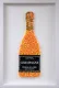 No Pain Champagne (Orange) - Standard Size - White Background - White Framed