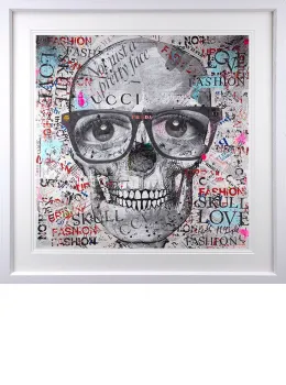 Not Just A Pretty Face - White Framed