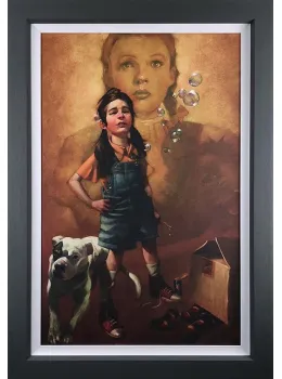Now I Know We're Not In Kansas (Wizard of Oz) - Canvas - Framed
