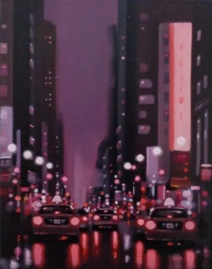 NYC Red - Original - Black Framed NYC Red - Original - Black Framed