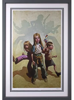 Ok Angels, Lets Get To Work - Framed