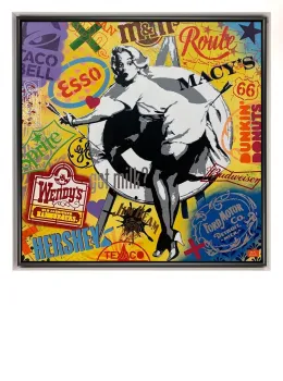 On Target - Original - White Framed