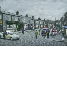 On The Cobbles - Deluxe Canvas - Board Only