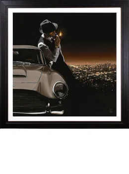 On Top Of The World - Canvas - Black Framed