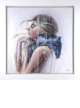 Outskirts Of Reality - Original - White Framed