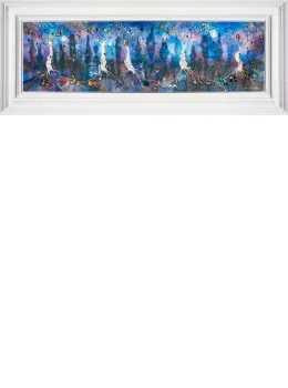 Owlets Hollow - White Framed