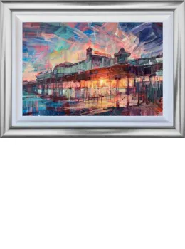 Palace Glow - Original - Silver Framed