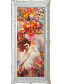 Pandoras Box - White And Gold Framed